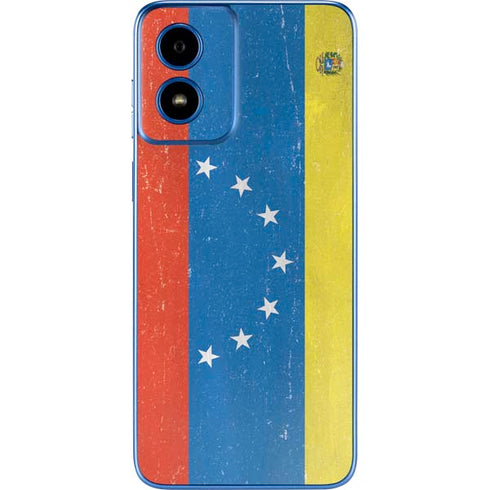 Venezuela Flag Distressed Moto G Play 4G (2024) Skin